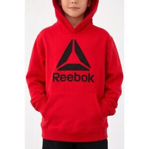 Reebok Hooded Sweatshirt Youth XL14/16 Red Fleece Athletic NWT NEW